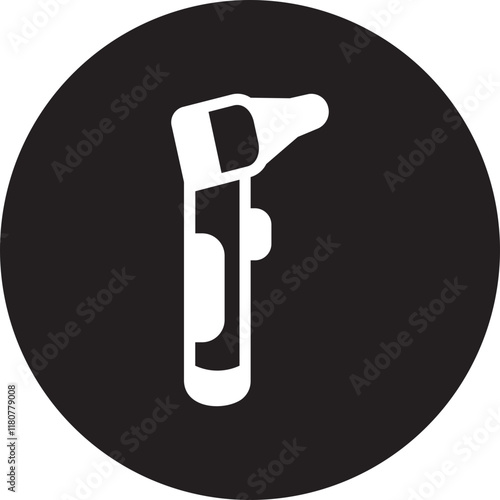 Otoscope glyph icon