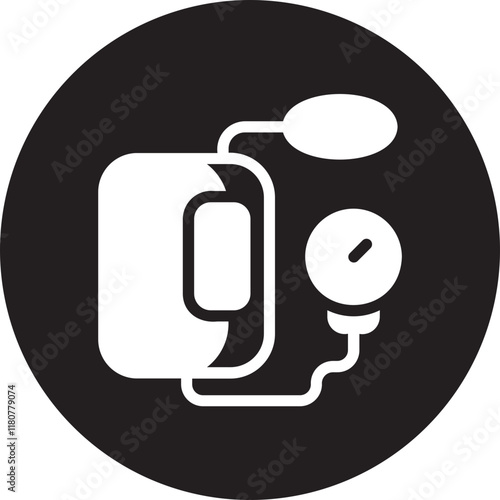 Tensiometer  glyph icon