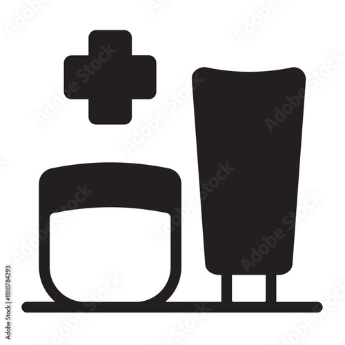 Ointment glyph icon