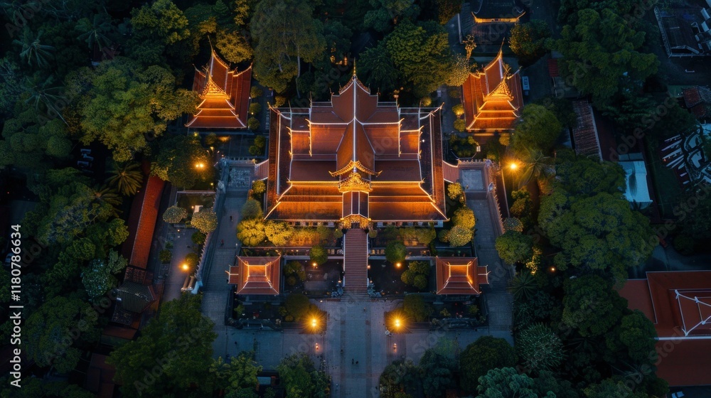Obraz premium A large group of gold statues of Buddha are sitting in a row. Phuttha Utthayan Makha Bucha Anusorn (Buddhism Memorial Park), Nakhon Nayok, Thailand