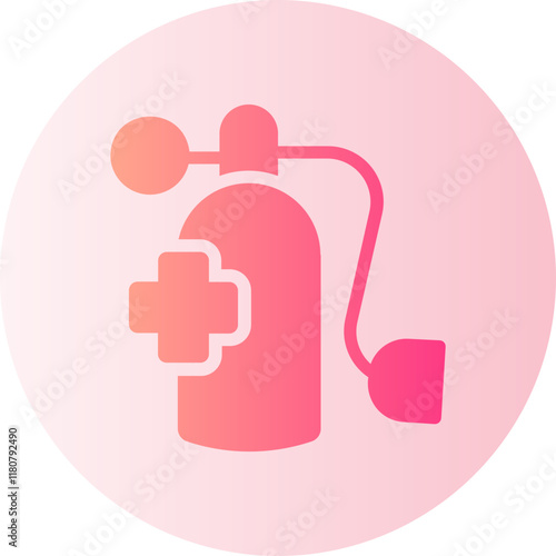 Oxygen Tank gradient icon