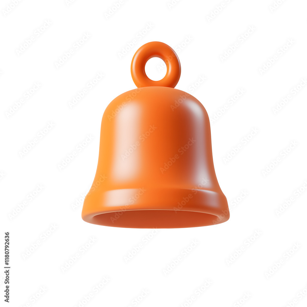 Vibrant 3D Notification Bell Ringing in Transparent PNG Format Vibrant 3D Notification Bell Ringing in Transparent PNG Format