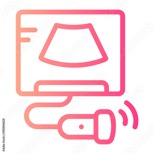 ultrasound gradient icon