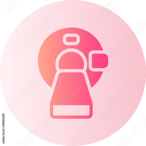 CT scan gradient icon