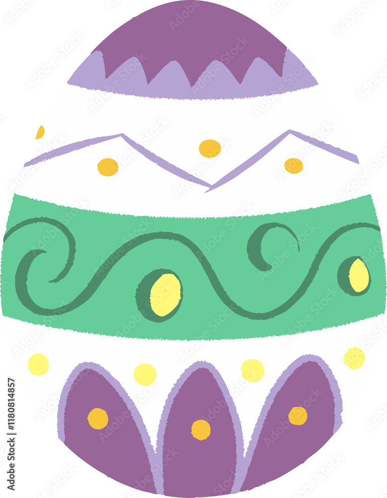 Fototapeta premium Happy Easter. Easter eggs.