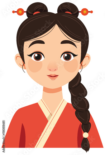 Traditional Chinese Girl Avatar