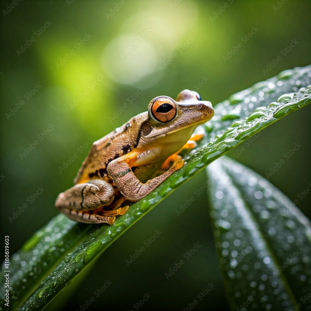 A captivating close-up shot of a small insect resting on a leaf, showcasing the intricate details of its body and the texture of the green foliage. A captivating close-up shot of a small insect resting on a leaf, showcasing the intricate details of its body and the texture of the green foliage.