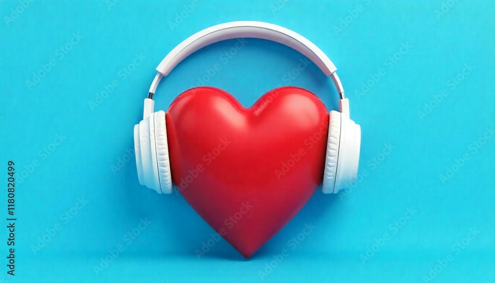 Bold and Minimal Heartbeat of Music - Generated By AI Bold and Minimal Heartbeat of Music - Generated By AI