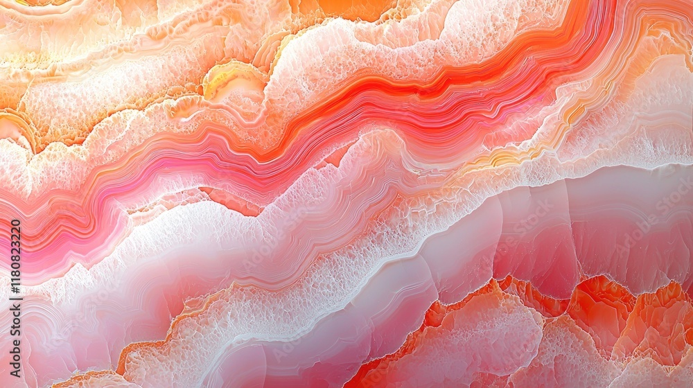 Captivating Pink and Orange Agate Texture: Abstract Nature Background, Swirling Marble Pattern, Elegant and Vibrant Color Palette Captivating Pink and Orange Agate Texture: Abstract Nature Background, Swirling Marble Pattern, Elegant and Vibrant Color Palette