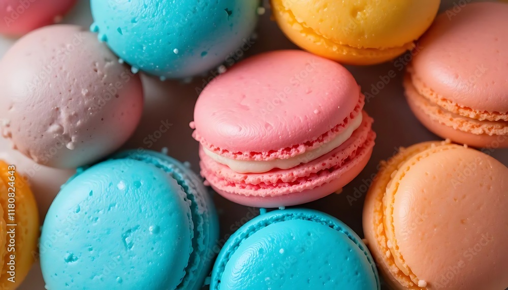Colorful Macarons Delight: A Sweet Treat Photography Colorful Macarons Delight: A Sweet Treat Photography