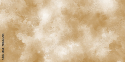 Old brown paper parchment banner with distressed vintage grunge texture, Abstract Background Texture Pattern with brown color, Heavily Mixed Wall Art paper texture, rustic dark wood with stains.