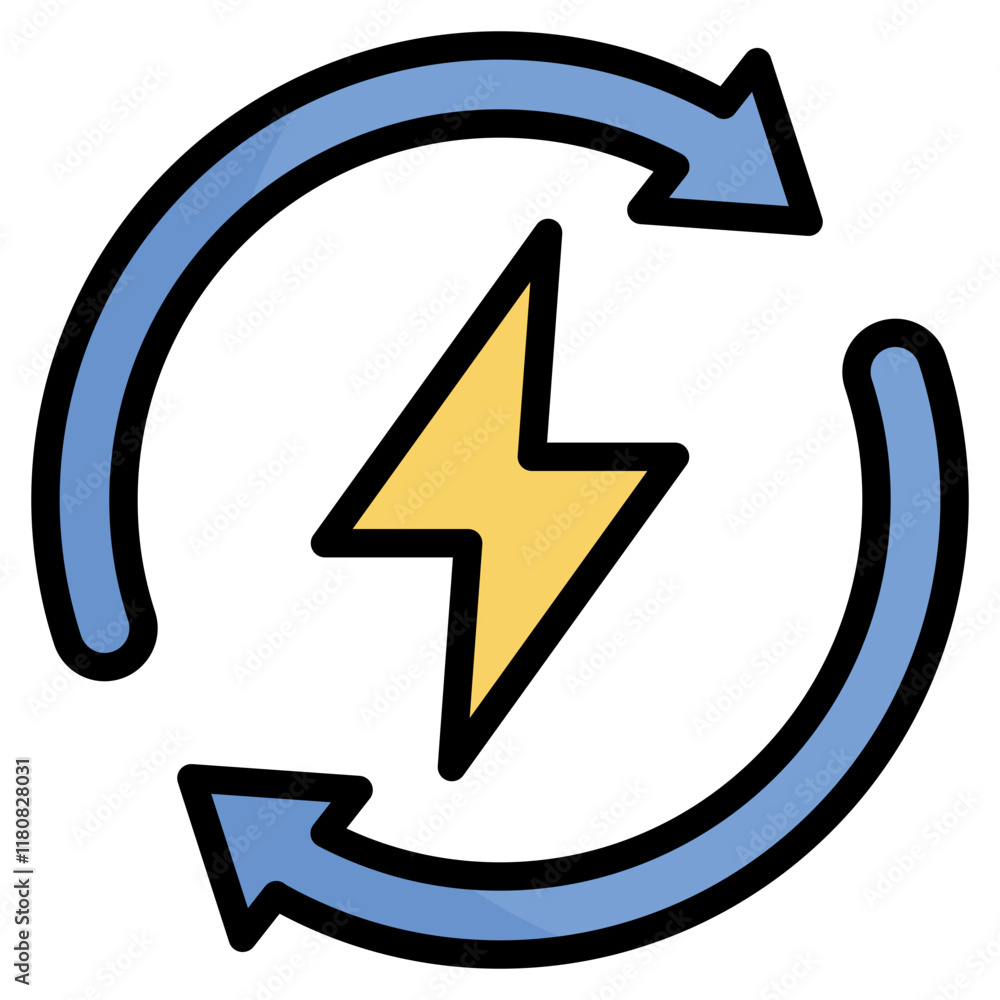 Renewable Energy Icon Renewable Energy Icon
