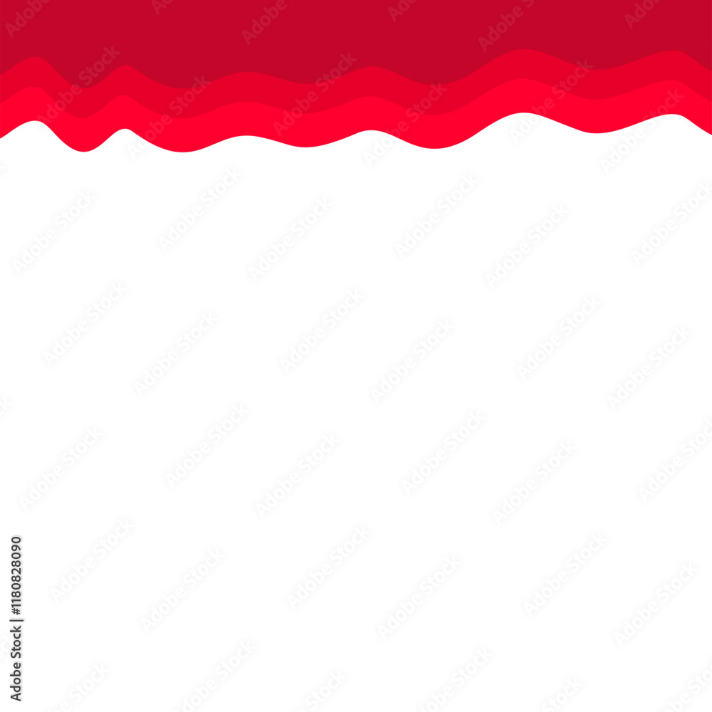 Obraz premium Red Website Separator Form