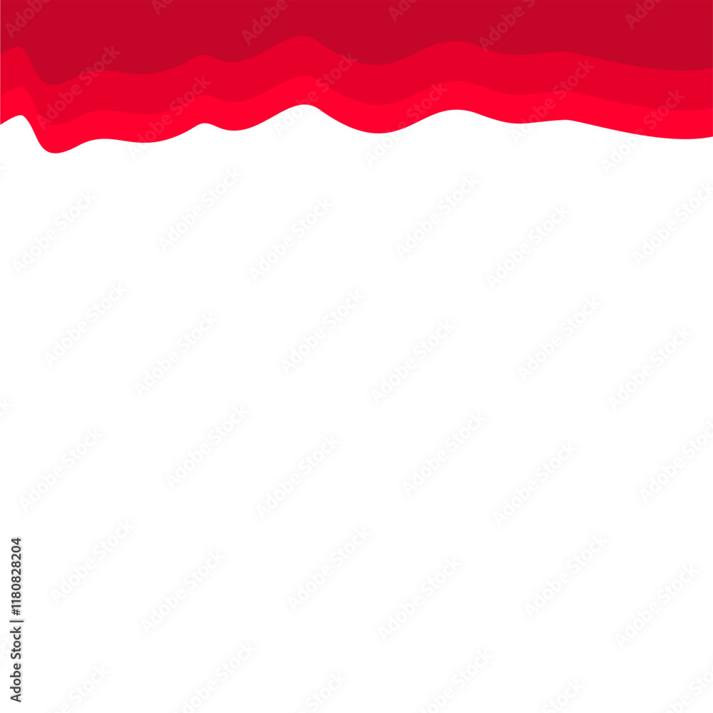 Obraz premium Red Website Separator Form