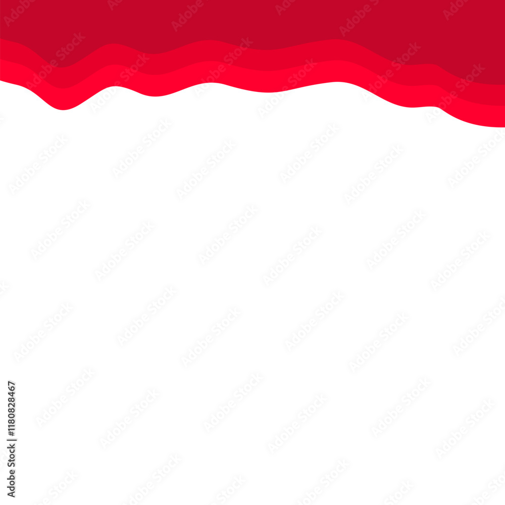 Obraz premium Red Website Separator Form