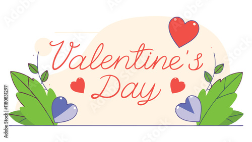 Valentine's Day greeting card, hand-lettered text, red calligraphy, heart shapes, pink background, romantic design, love message, festive typography, holiday illustration, sweet sentiment, paper textu