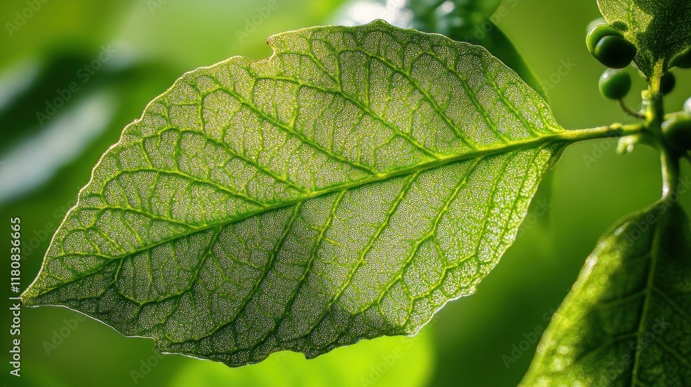 A close-up of a green leaf showcasing intricate vein patterns and natural textures. A close-up of a green leaf showcasing intricate vein patterns and natural textures.