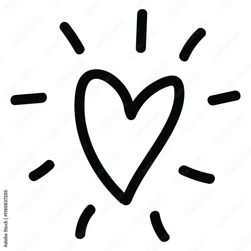 heart line art doodle. Hand drawn hearts. Hand drawn love symbol collection. heart line art doodle. Hand drawn hearts. Hand drawn love symbol collection.