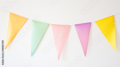 Pastel Triangle Bunting: A ...
