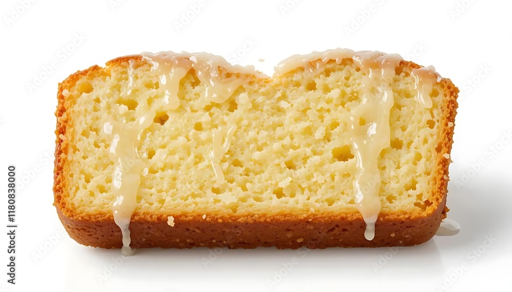 A Delicious Slice of Lemon Drizzle Loaf Cake A Delicious Slice of Lemon Drizzle Loaf Cake