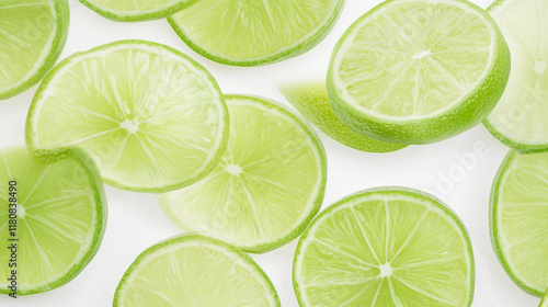 Lime Slices: Freshly cut li...