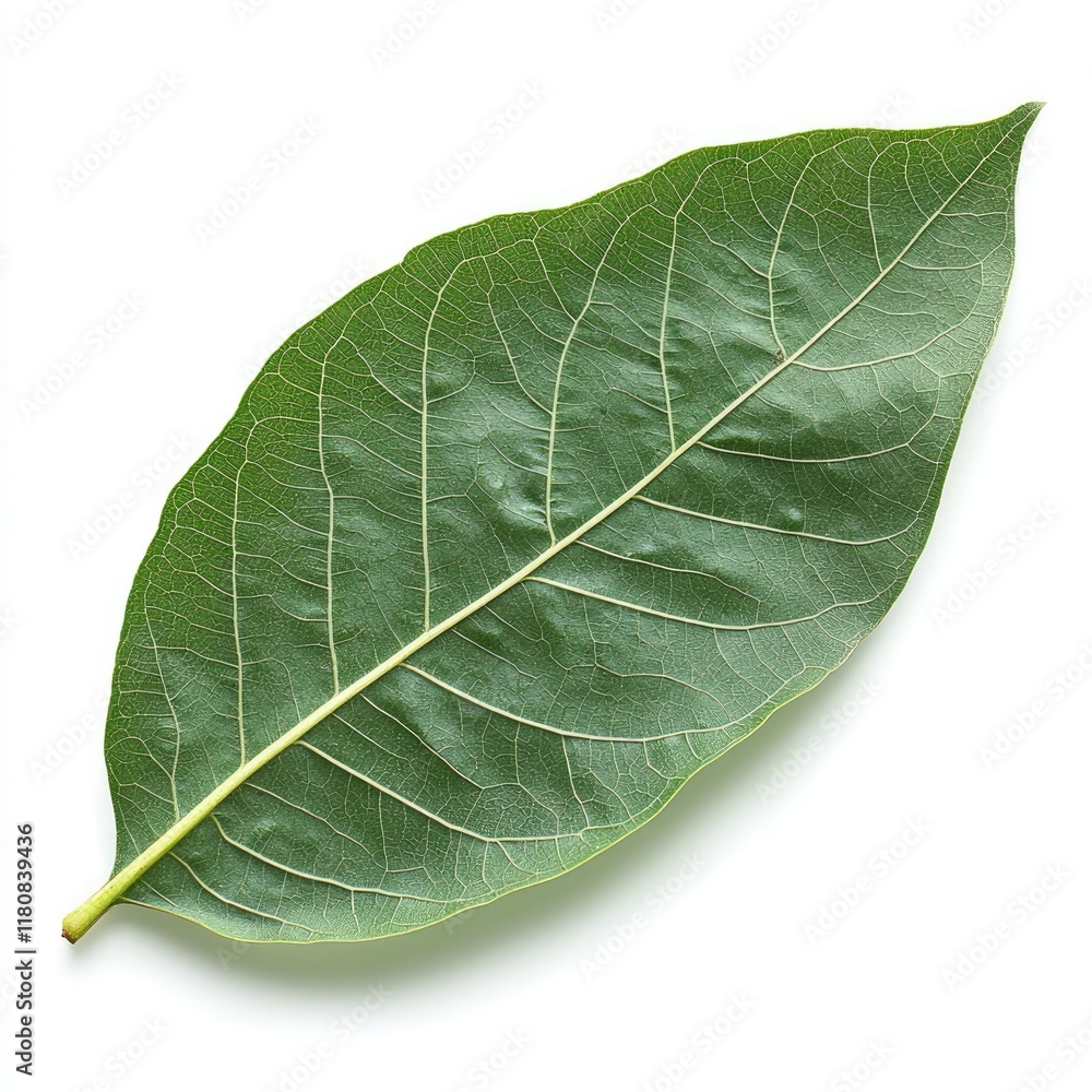 Close-up of a Single Green Leaf: Nature's Intricate Design. Perfect for botanical, nature, and environmental themes. High-resolution image. Close-up of a Single Green Leaf: Nature's Intricate Design. Perfect for botanical, nature, and environmental themes. High-resolution image.