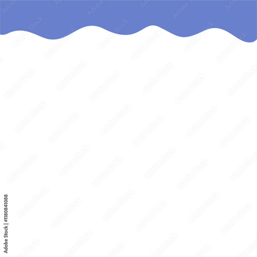 Fototapeta premium Abstact Top Page Border