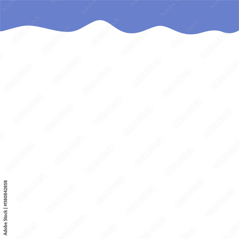 Fototapeta premium Abstact Top Page Border