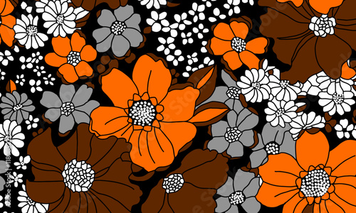 Abstract Flower background suitable for home decore and wallpaper purpose



