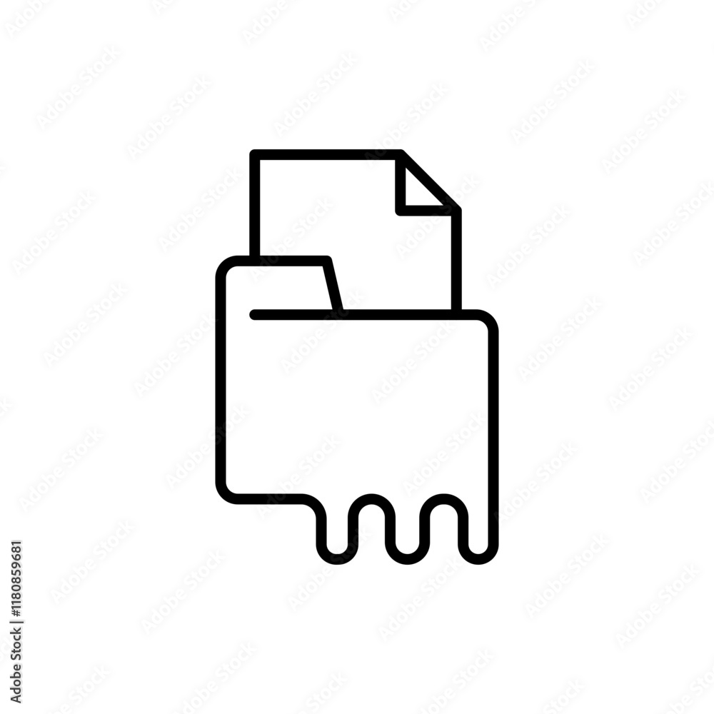 Data leak outline icons, minimalist vector illustration ,simple transparent graphic element .Isolated on white background Data leak outline icons, minimalist vector illustration ,simple transparent graphic element .Isolated on white background
