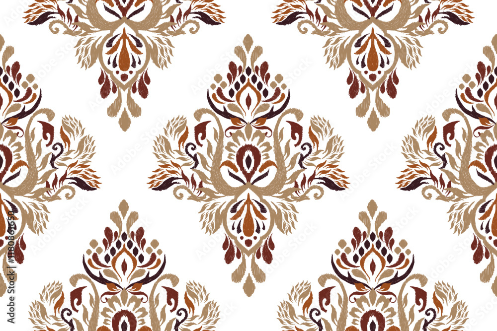 Ikat seamless pattern Ikat seamless pattern