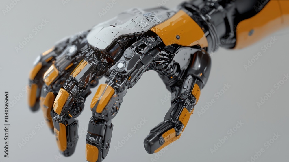 Visualization of AI robotics in future human applications. Visualization of AI robotics in future human applications.