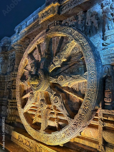 Astronical clock of sun temple  photo