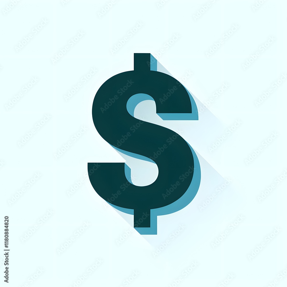 dollar sign icon against white background dollar sign icon against white background