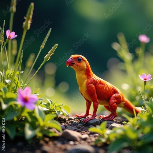 Chuveirinho in the wild, showcasing its natural habitat and surroundings, flowers, wild plants photo