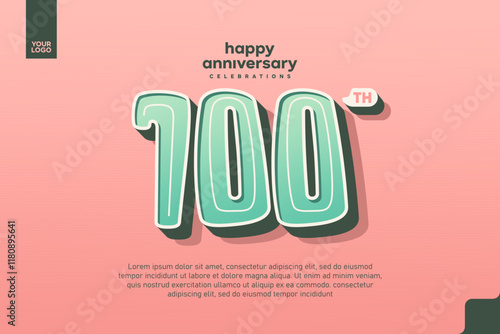 Number 100 logo icon design, 100th birthday logo number, anniversary 100