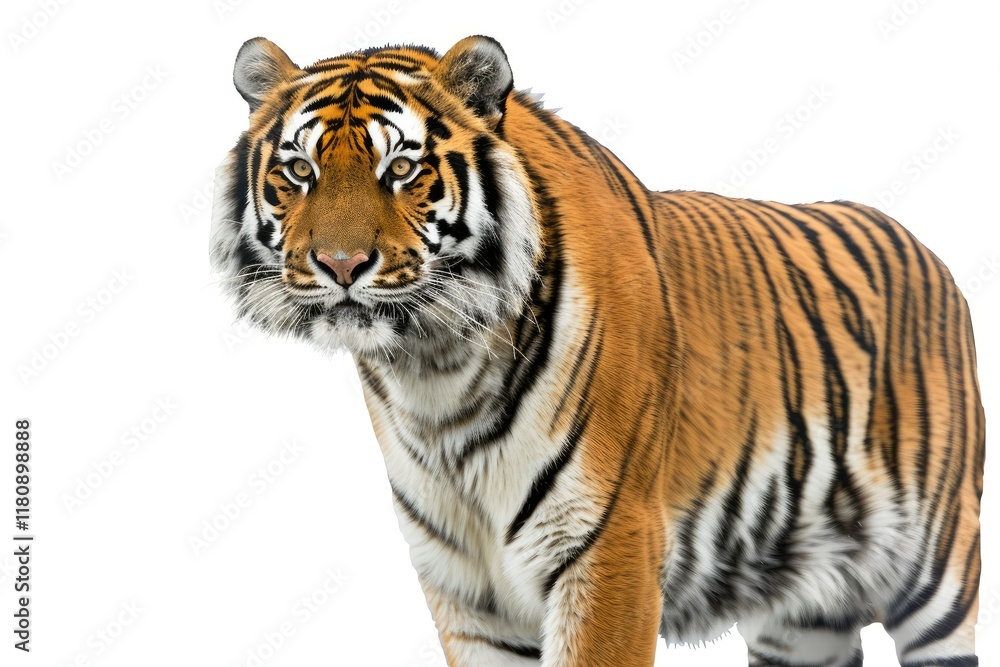Clear Pixel Picture of Tiger Isolated on a Transparent Background Clear Pixel Picture of Tiger Isolated on a Transparent Background