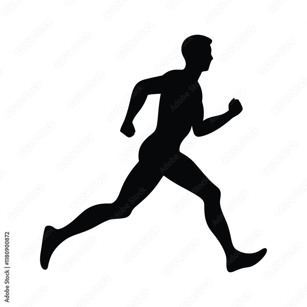 Minimal Stick Figure character Run vector Minimal Stick Figure character Run vector