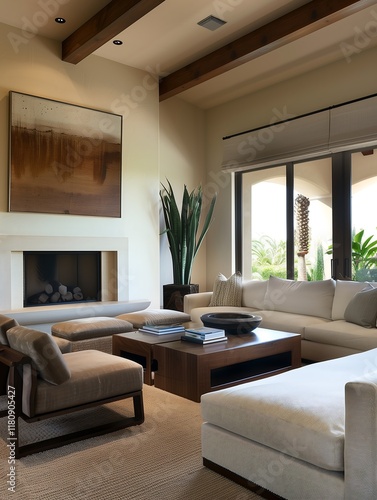 Wallpaper Mural living room interior design concept for home, house interior background  Torontodigital.ca