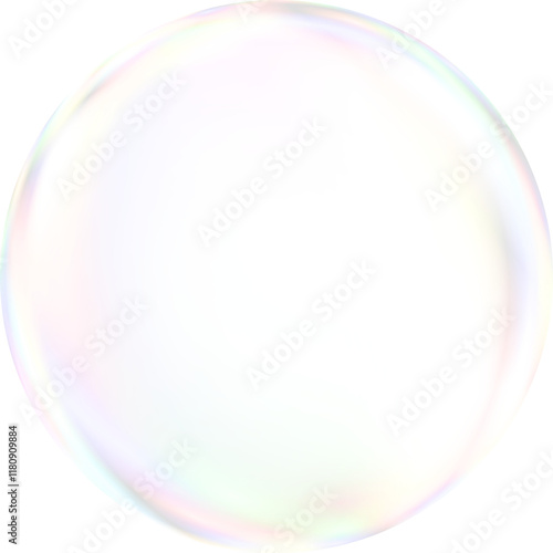 soap bubble  isolated on transparent background