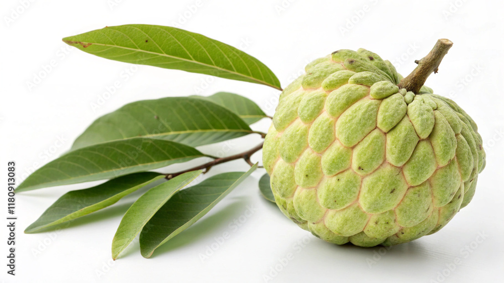 Obraz premium custard apple on a branch