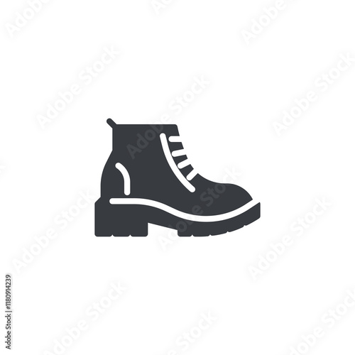 Winter boots vector icon