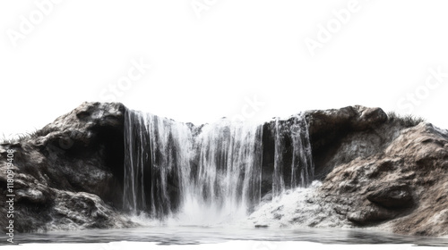 Waterfall transparent background