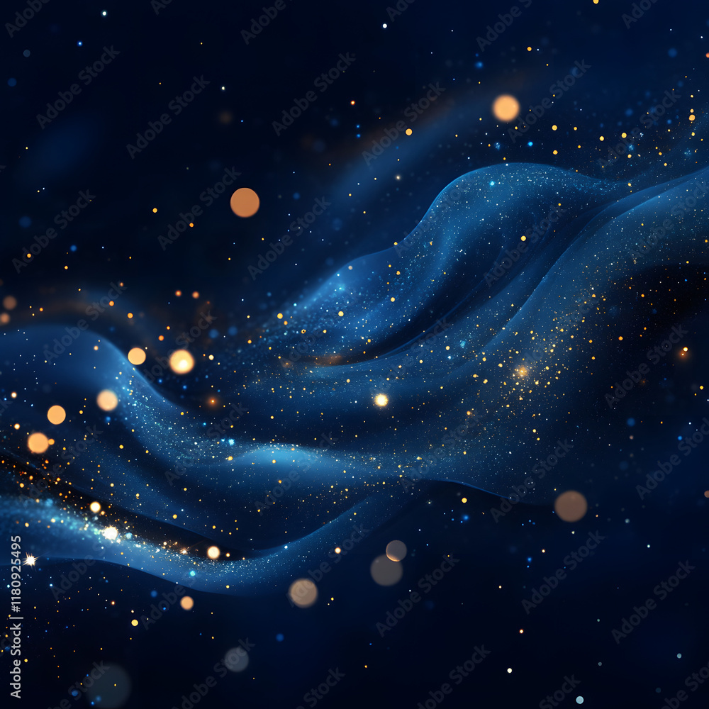 Fototapeta premium astract background dark blue with glitter 