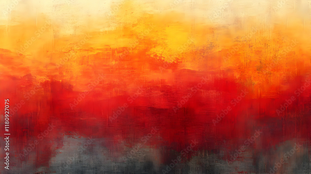Fiery Abstract Background, Red Orange Hues Fiery Abstract Background, Red Orange Hues