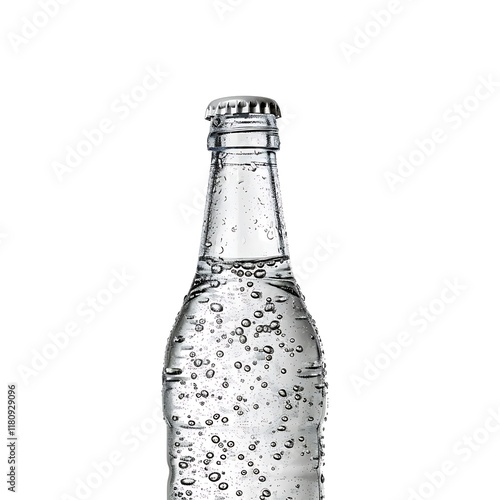Wallpaper Mural Bottle of mineral water isolated on white background with clipping path. Torontodigital.ca
