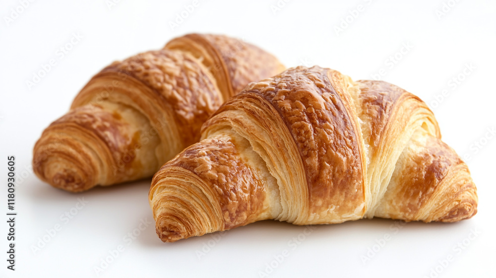 Freshly Baked Croissants with Golden Crust. Delicious, flaky croissants with a rich, buttery flavor, perfect for breakfast or a snack. Freshly Baked Croissants with Golden Crust. Delicious, flaky croissants with a rich, buttery flavor, perfect for breakfast or a snack.