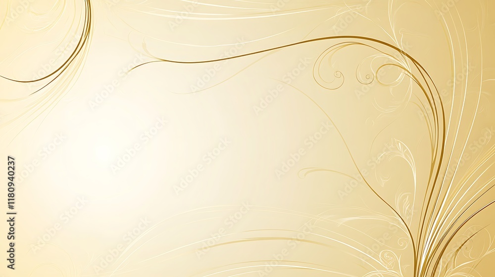 Elegant Beige Abstract Floral Background Design Elegant Beige Abstract Floral Background Design