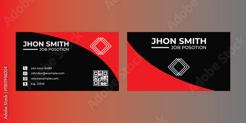 Modern professional business card design. visiting cart for business.