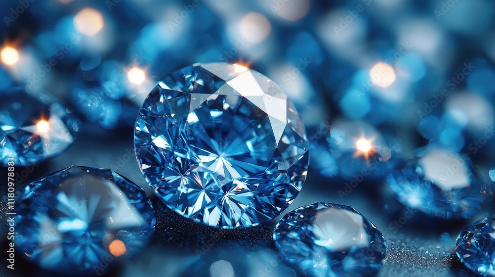 Dazzling Blue Diamonds: A Sparkling Collection of Precious Gems Dazzling Blue Diamonds: A Sparkling Collection of Precious Gems